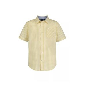 Tommy Hilfiger Boys Woven Gingham Printed Button Down Shirt, 5